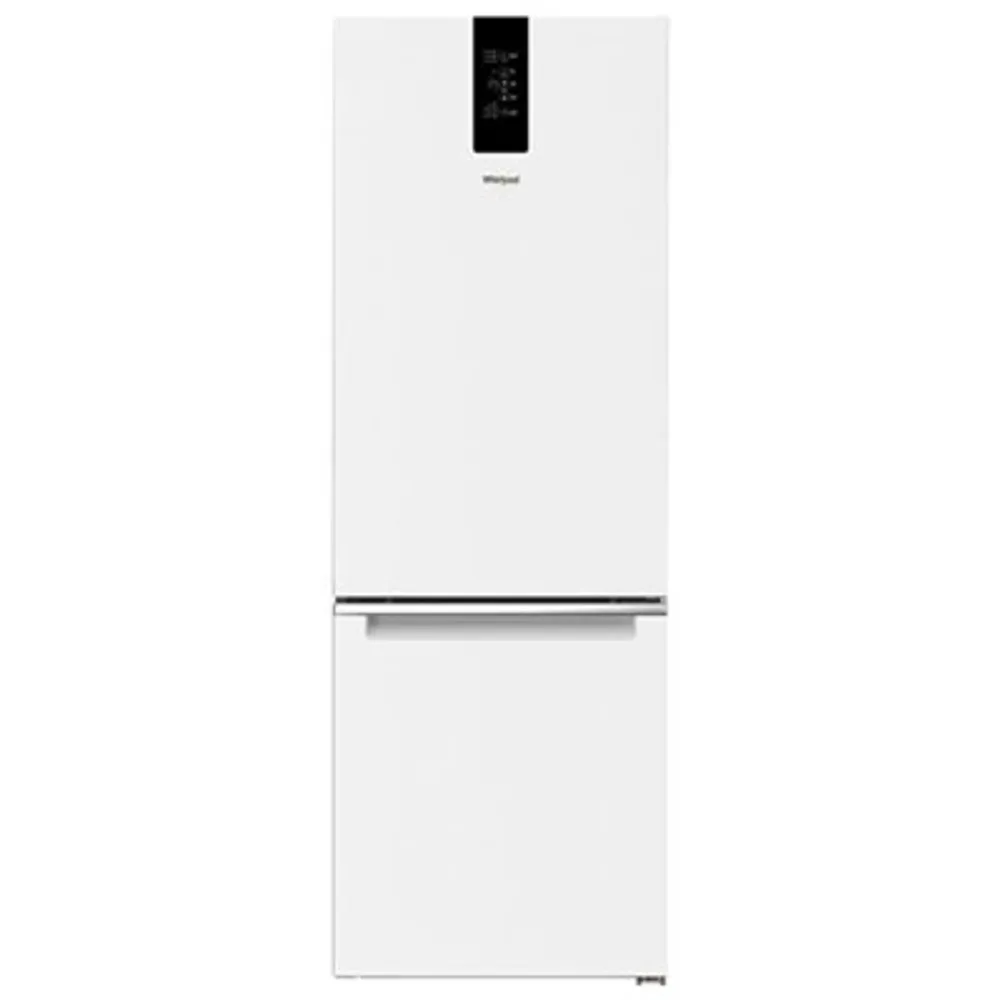 Whirlpool 24" 12.7 Cu. Ft. Bottom Freezer Refrigerator (WRB533CZJW) - White