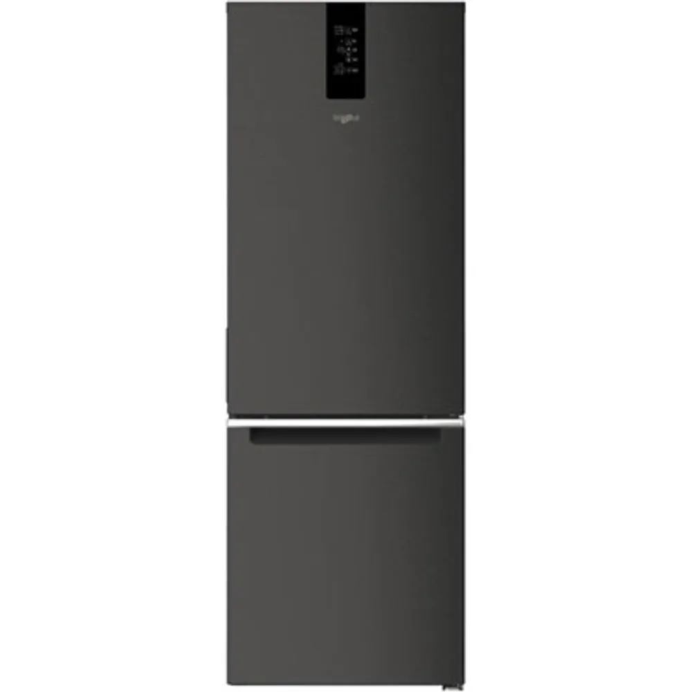 Whirlpool 24" 12.7 Cu. Ft. Bottom Freezer Refrigerator (WRB543CMJV) - Black Stainless