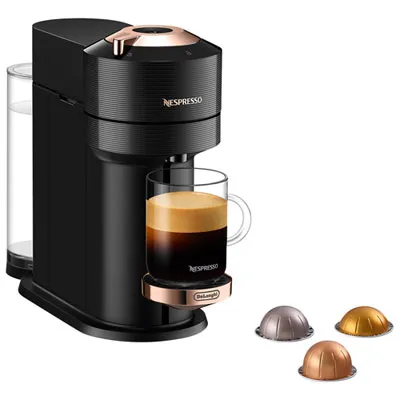 Nespresso Vertuo Next Premium Coffee & Espresso Machine by De'Longhi - Rose Gold