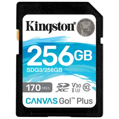 Kingston Canvas Go Plus 256GB 170MB/s SDXC Memory Card