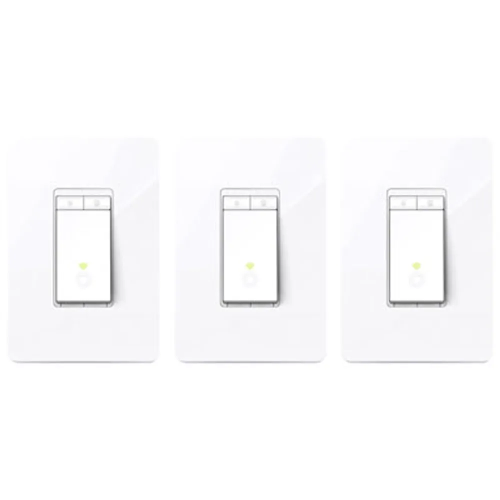 TP-Link Kasa Smart Wi-Fi Dimmer Light Switch - 3-Pack