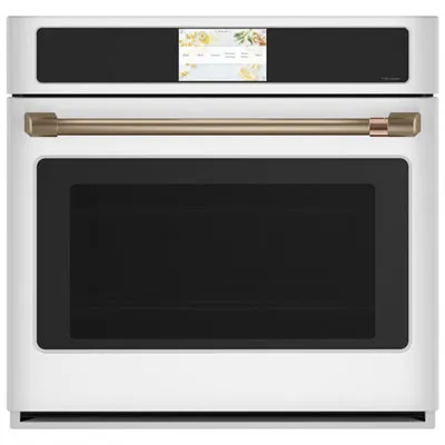 Café 30" 5 Cu. Ft. True Convection Electric Wall Oven (CTS90DP4NW2) - Matte White