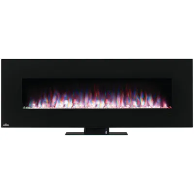 Napoleon 60" Electric Wall-Mounted Fireplace - 5000 BTU - Black
