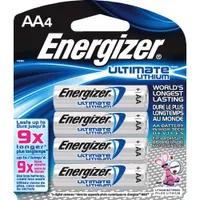 Energizer AA 1.5V Lithium 4-Pack