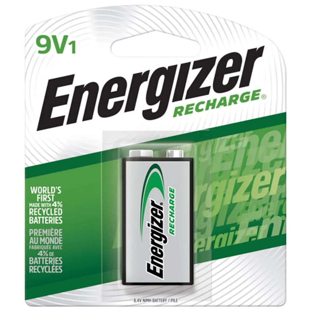 Energizer NH22NBP NiMH "9V" 1-Pack Rechargeable Battery