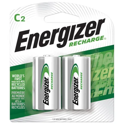 Energizer TH35BP-2 "C" NiMH 2-Pack Rechargeable Batteries