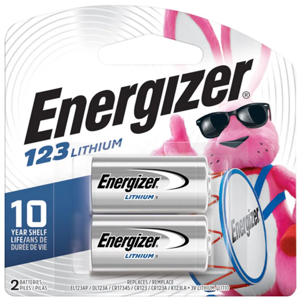 Energizer E2 EL123BP2 3V 2-Pack Lithium Battery