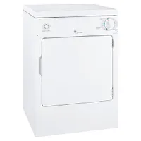 GE 22.8" Electric Dryer (PSKP333EBWW) - White