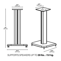 Supports de haut-parleurs de Sanus (BF24B-03)