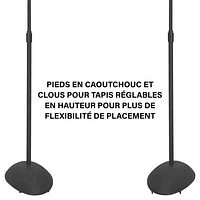 Support de haut-parleur ajustable de Sanus (HTB3b-03)