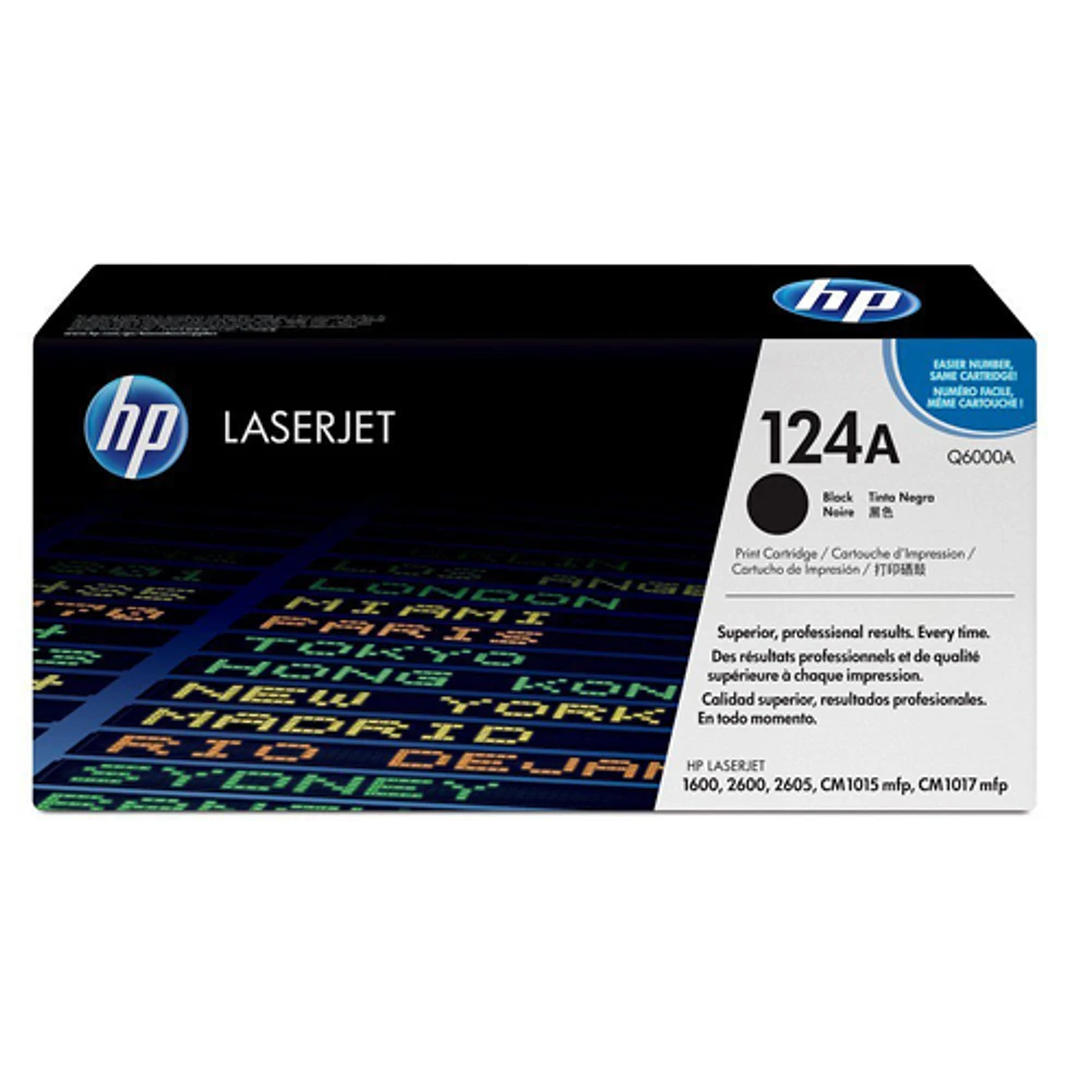 HP LaserJet 124A Black Toner (Q6000A)