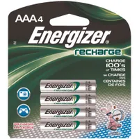 Energizer Recharge Power Plus NH12BP4 4-Pack "AAA" NiMH Rechargeable Batteries