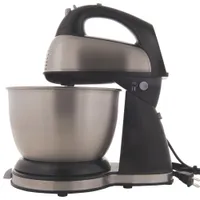 Hamilton Beach 6 Speed Classic Hand-Stand Mixer (64650) - Stainless Steel