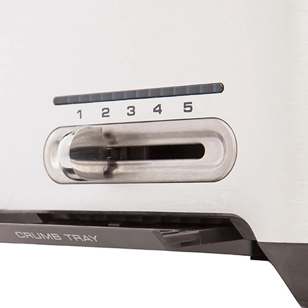 Grille-pain intelligent en métal moulé de Breville - 4 fentes