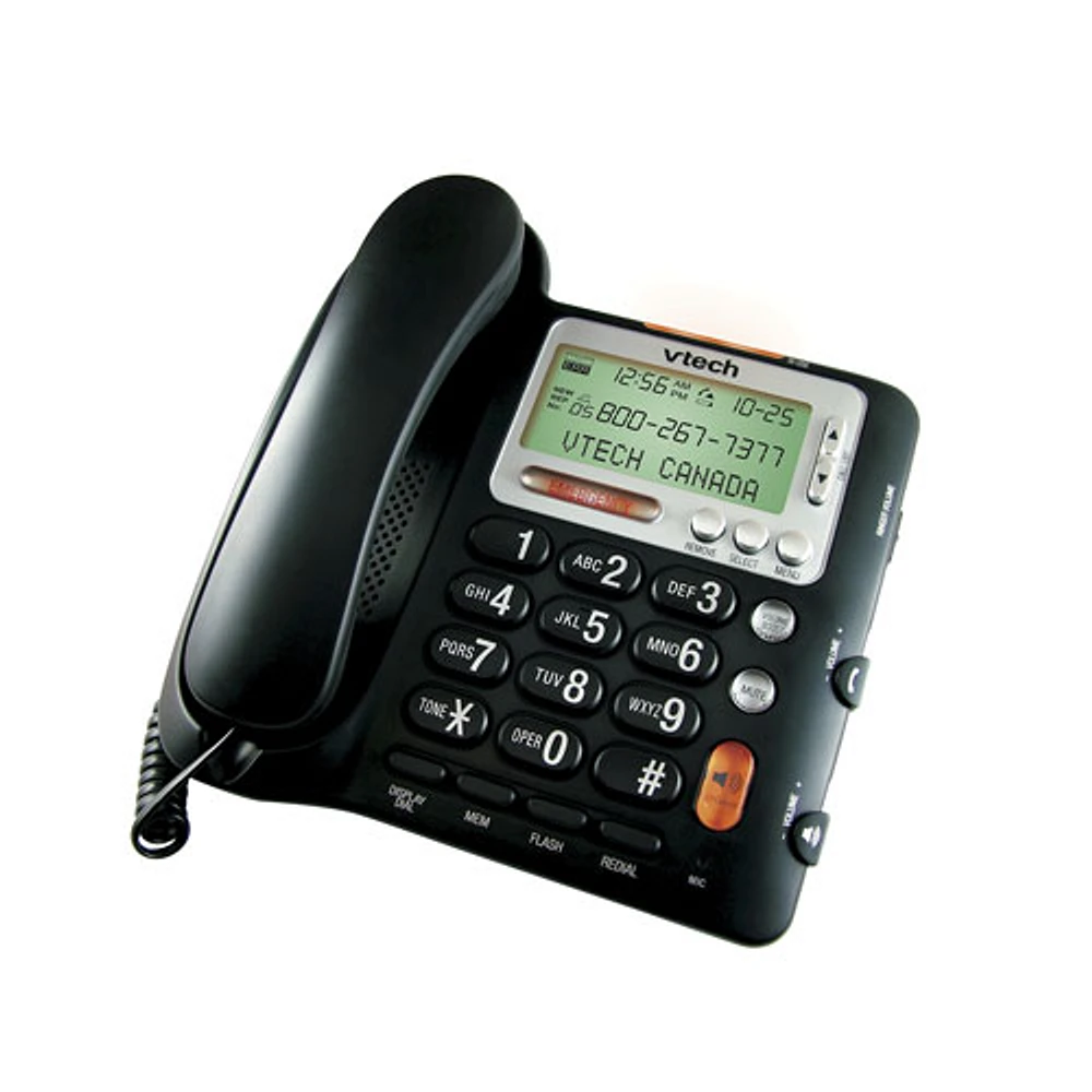 Téléphone à fil avec afficheur de VTech (CD1281)