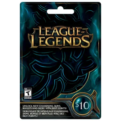 League of Legends $10 Card - In-Store Only