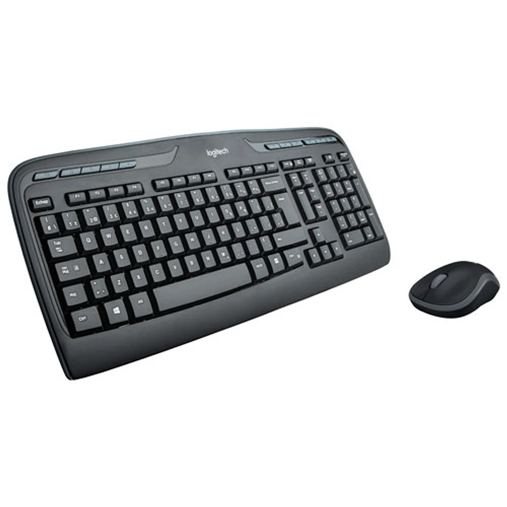 Ensemble avec clavier et souris sans fil MK320 de Logitech - Français