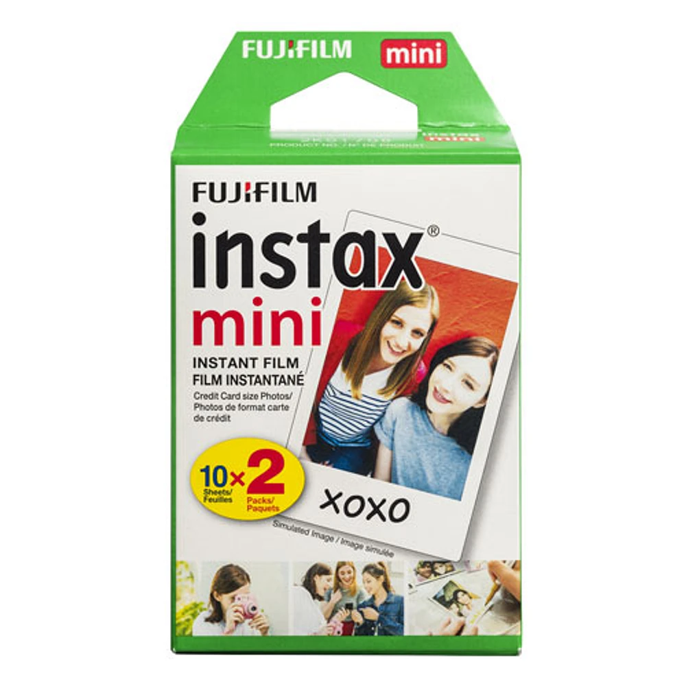 Fujifilm Instax Mini 2-Pack Instant Film - 20 Sheets