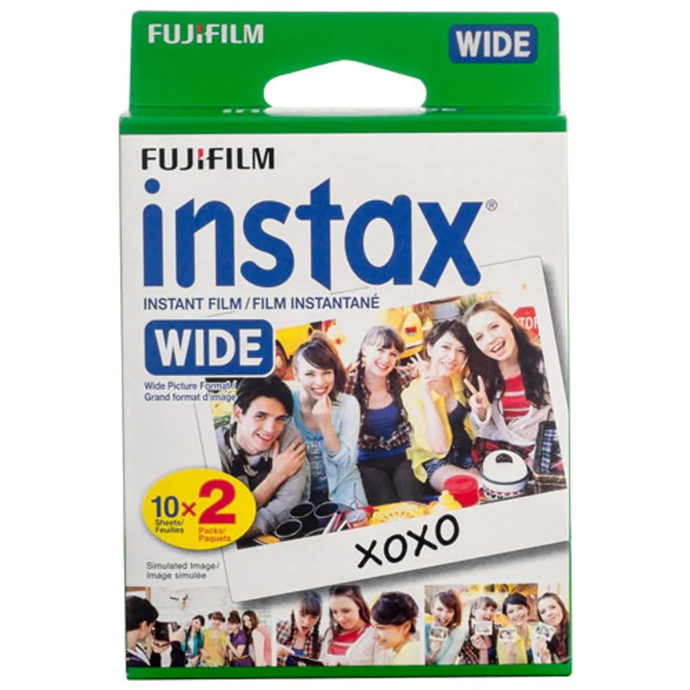 Fujifilm Instax Wide 2-Pack Instant Film - 20 Sheets