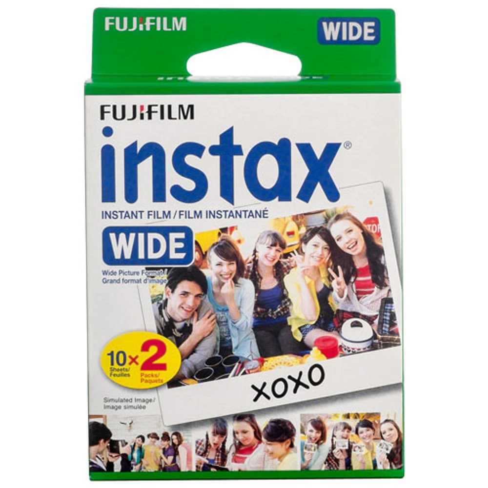 Fujifilm Instax Wide 2-Pack Instant Film - 20 Sheets