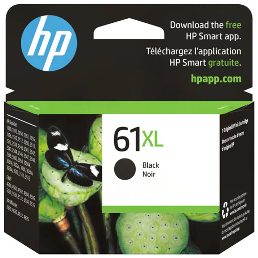 HP 61XL Black Ink (CH563WN#140)