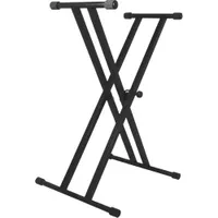 On-Stage Classic Double Brace Keyboard Stand