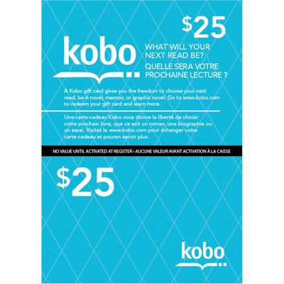 Kobo $25 Prepaid Card