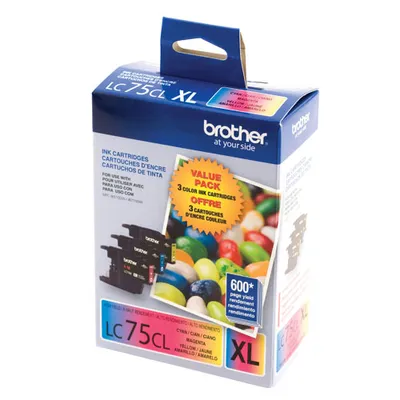 Brother LC75CL Colour Ink - 3 Pack