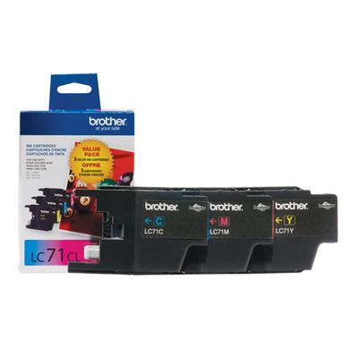 Brother LC71CL Colour Ink - 3 Pack