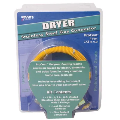 Smart Choice Safety+PLUS Dryer ProCoat Gas Connector