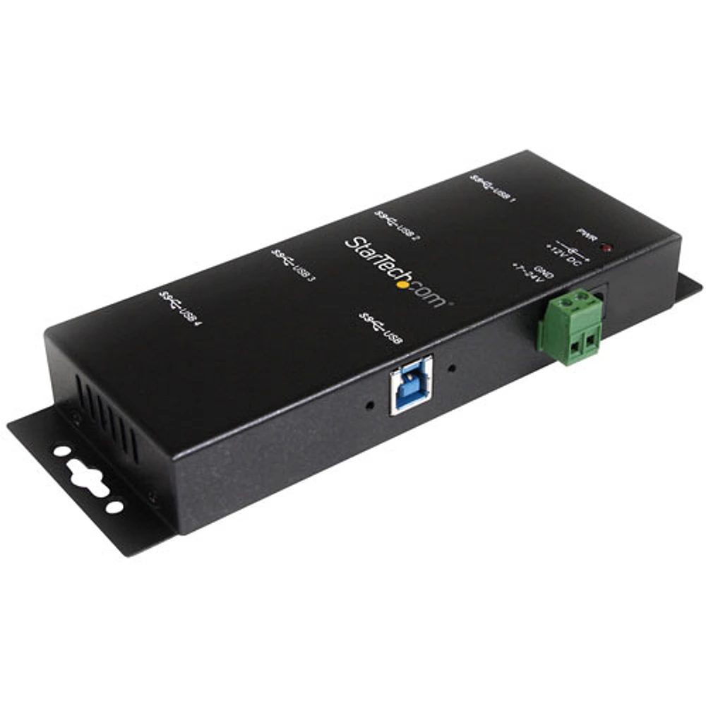 StarTech 4-Port Rugged Industrial USB 3.0 Hub (ST4300USBM)