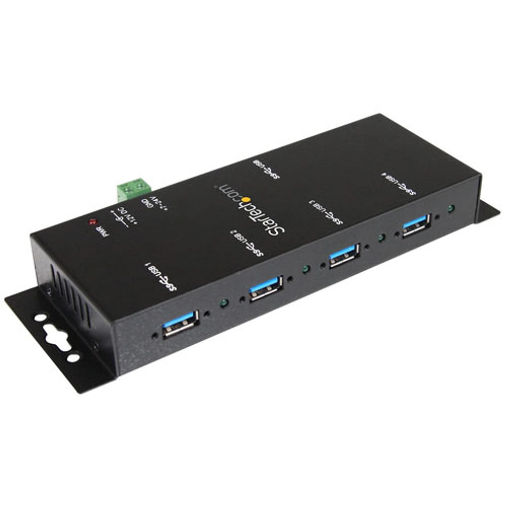 StarTech 4-Port Rugged Industrial USB 3.0 Hub (ST4300USBM)