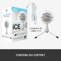 Blue Microphones SnowBall iCE USB Microphone - White