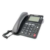 AT&T Corded Phone With Answering Machine (CL4940) - Black