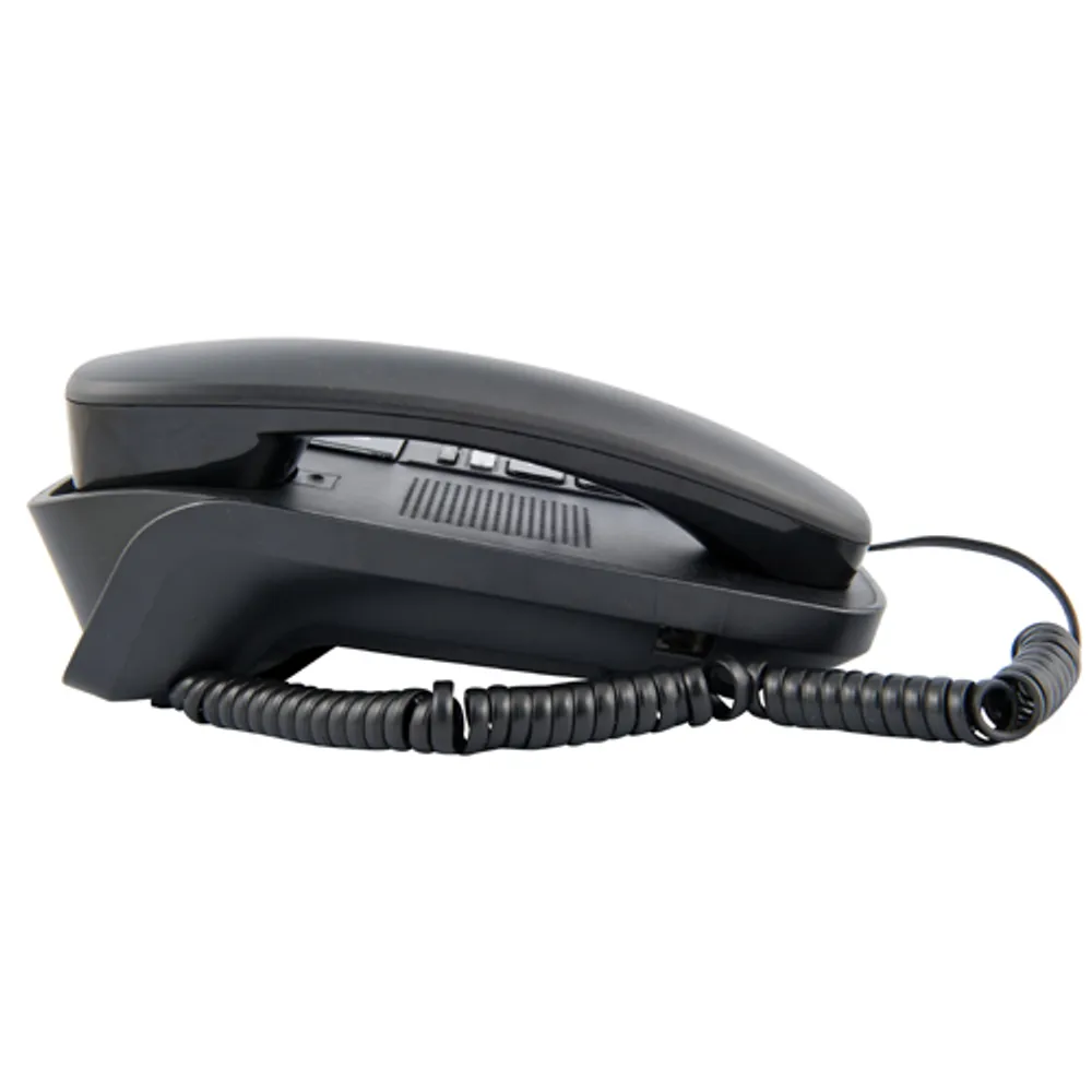 AT&T Corded Phone With Answering Machine (CL4940) - Black