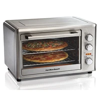 Hamilton Beach Counter Top Oven with Convection & Rotisserie - Silver