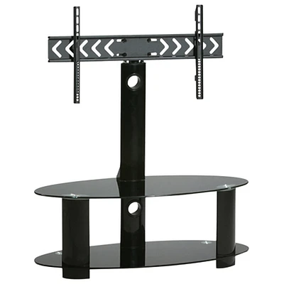 TygerClaw TV Stand with 32" - 50" Fixed TV Mount - Black