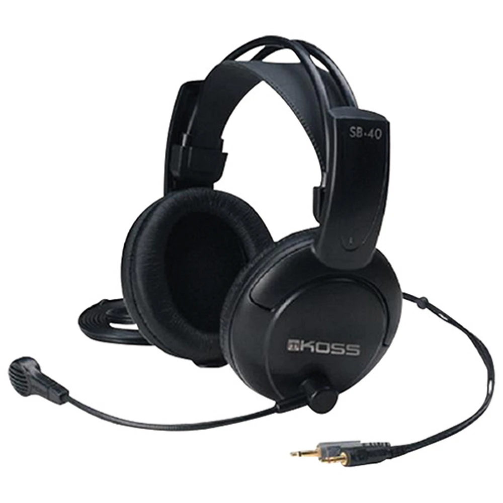 KOSS Communication Headsets (SB40) - Black