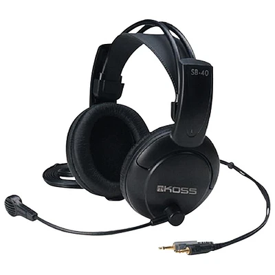 Casque de communication de KOSS (SB40) - Noir