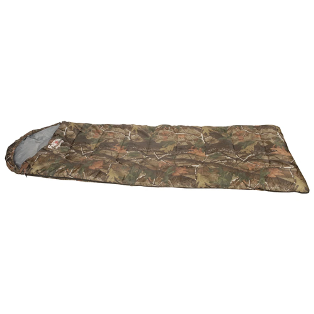 Sac de couchage rectangulaire 10 °C Hunter 2 de World Famous - Camouflage