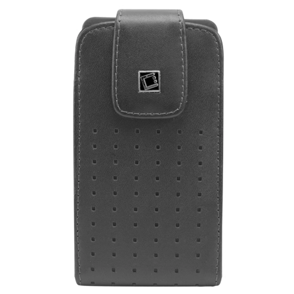 Étui de cuir Teramo pour iPhone 4/4S de Cellet (F22939) - Noir