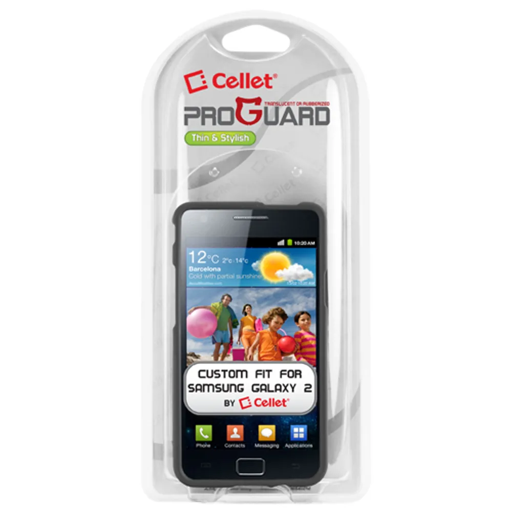 Proguard pour Samsung Galaxy S2 de Cellet (F19489) - Noir