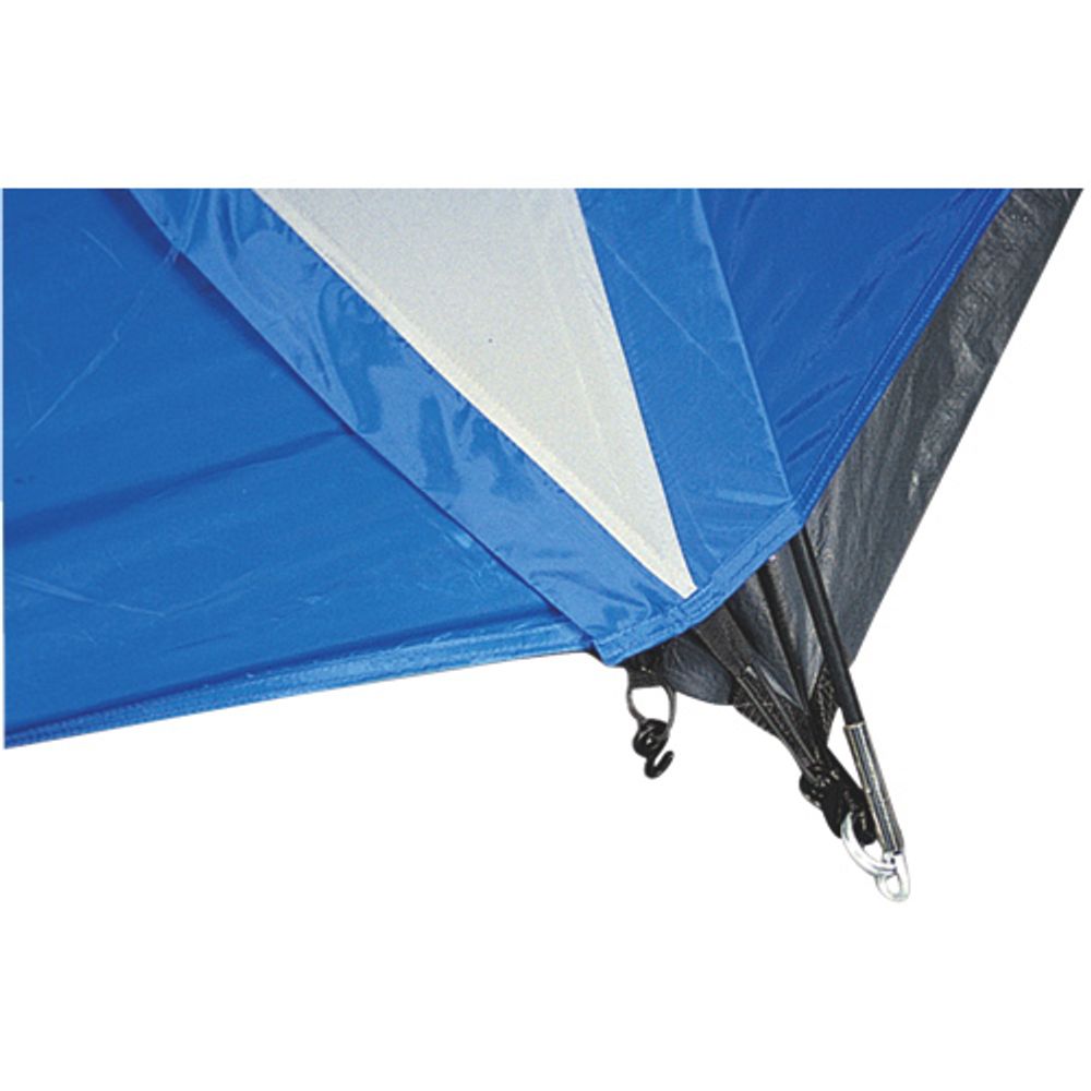 World Famous Spectrum 3-Person Square Dome Tent - Cobalt/Grey/Gold