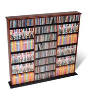 Prepac Triple Width Adjustable Wall Storage (CMA-0960) - Cherry/ Black