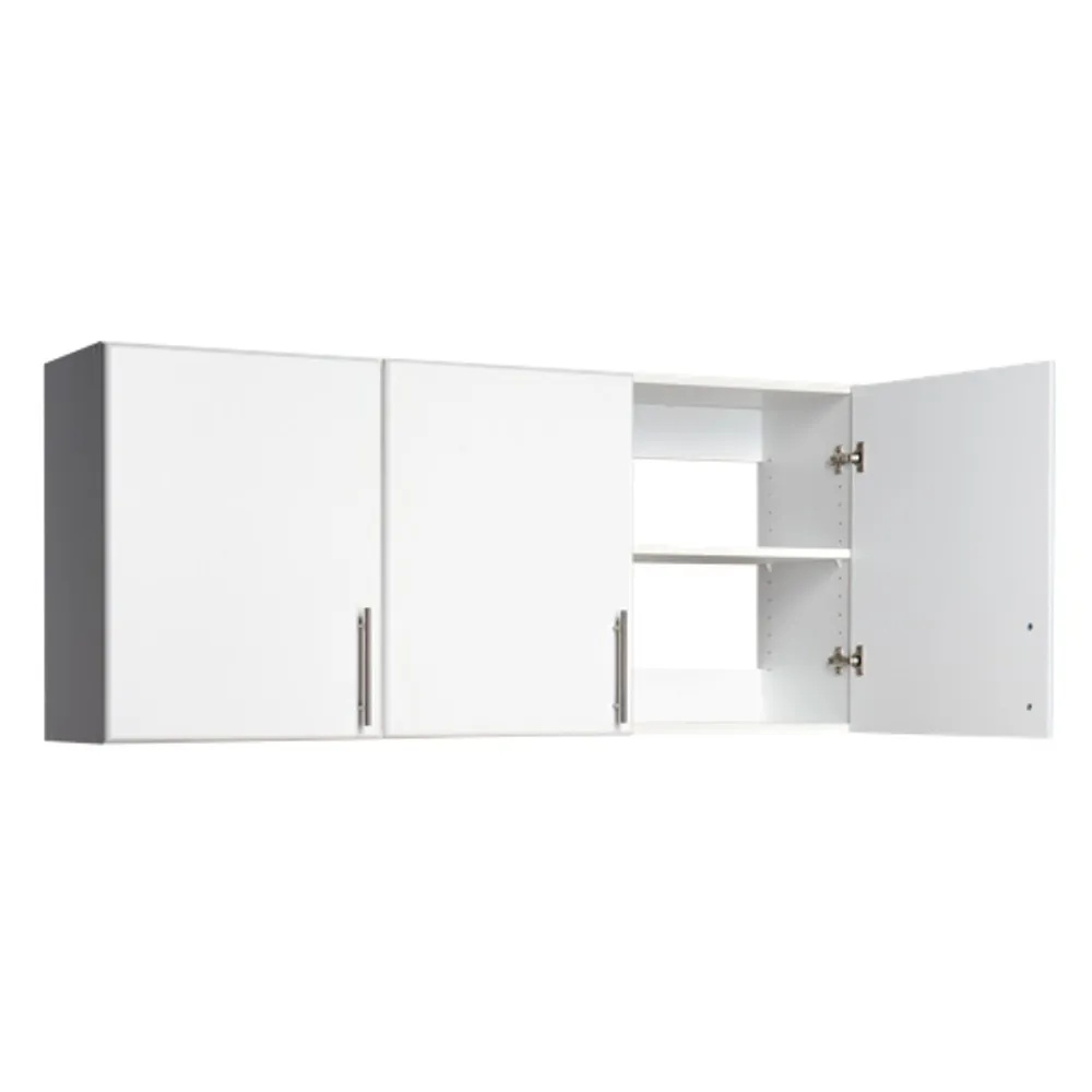 Elite 54" 2-Shelf Wall Cabinet - White