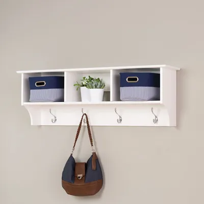 Prepac Entryway Cubbie Shelf (WEC-4816) - White