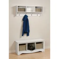 Prepac Entryway Cubbie Shelf (WEC-4816) - White