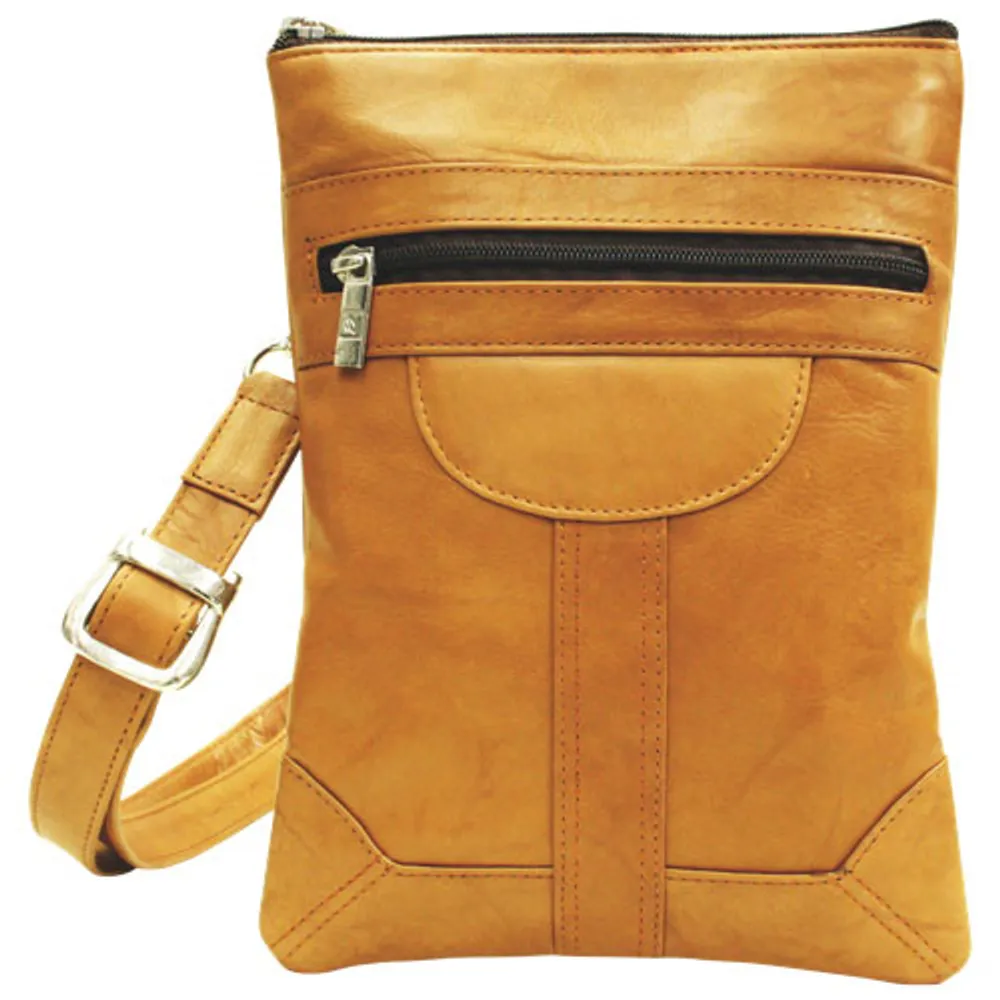 Pochette en cuir Dorothy d'Ashlin - Brun