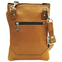 Pochette en cuir Dorothy d'Ashlin - Brun