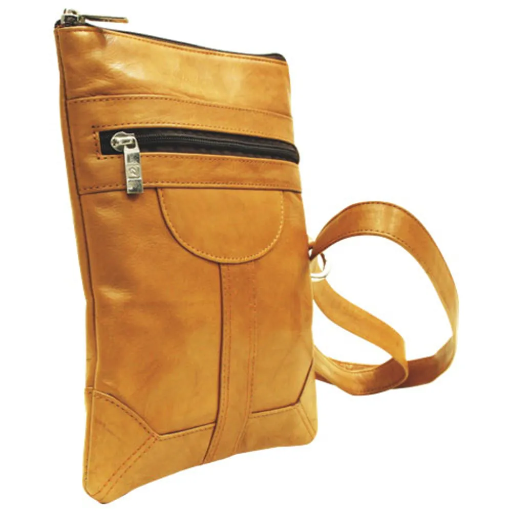 Pochette en cuir Dorothy d'Ashlin - Brun